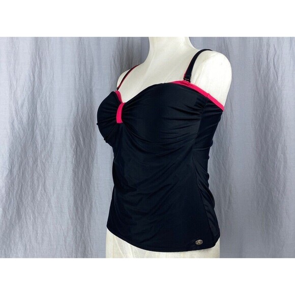 Anzoni Tankini Women's Size 44D Swim Suit Top Adjustable Straps Germany NWT - Picture 1 of 10